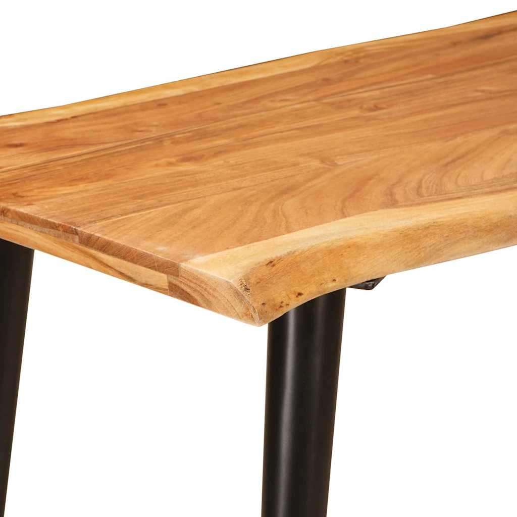 Spiseborde Brun og sort 110 x 55 x 78 cm Massivt mangotræ