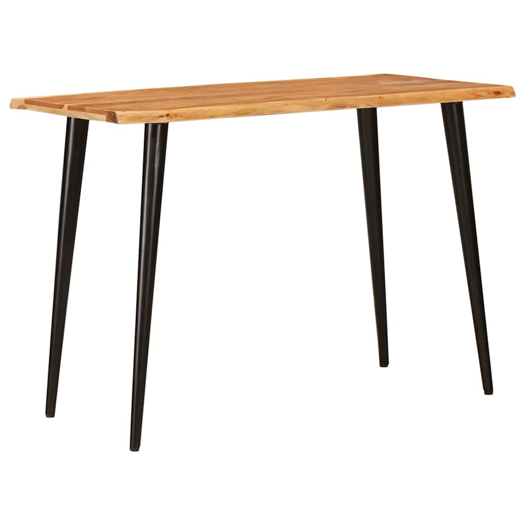 Spiseborde Brun og sort 110 x 55 x 78 cm Massivt mangotræ