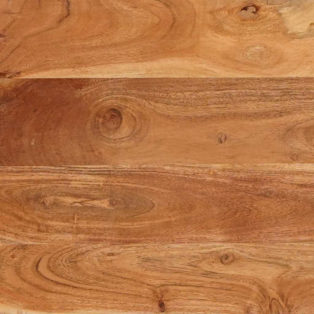 Spiseborde Brun og sort 110 x 55 x 78 cm Massivt mangotræ