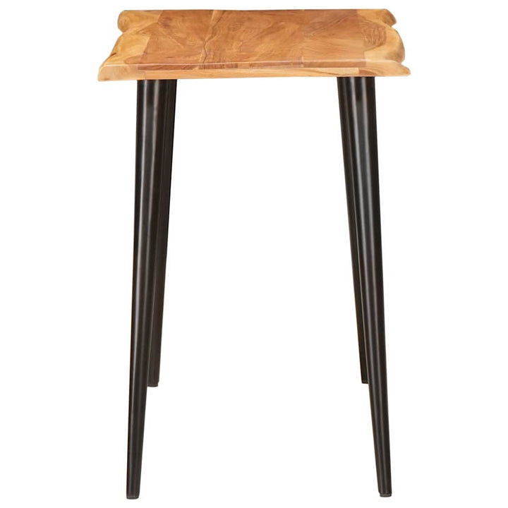Spiseborde Brun og sort 110 x 55 x 78 cm Massivt mangotræ