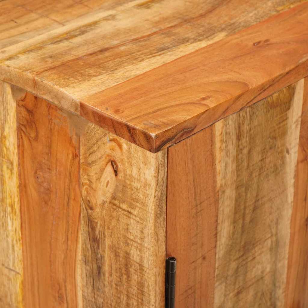 Opbevaringsskabe med dør Brun 55 x 35 x 75 cm Massivt mangotræ