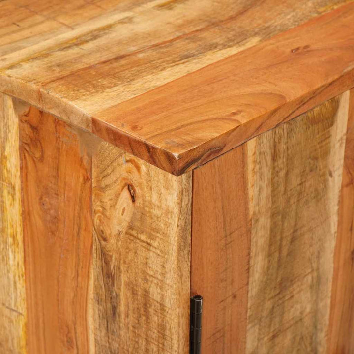 Opbevaringsskabe med dør Brun 55 x 35 x 75 cm Massivt mangotræ