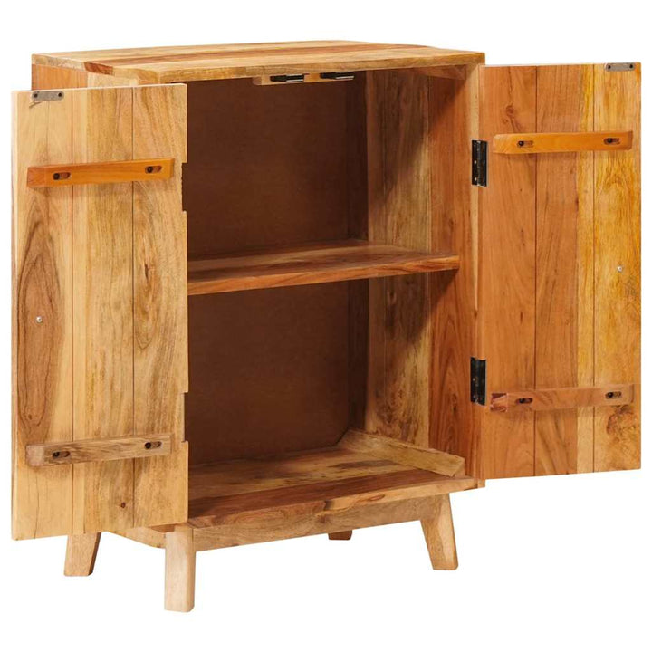 Opbevaringsskabe med dør Brun 55 x 35 x 75 cm Massivt mangotræ