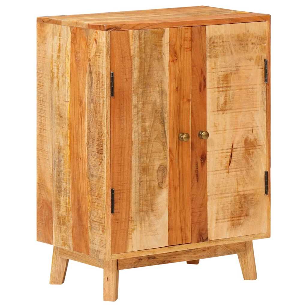 Opbevaringsskabe med dør Brun 55 x 35 x 75 cm Massivt mangotræ