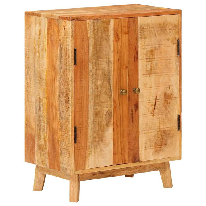 Opbevaringsskabe med dør Brun 55 x 35 x 75 cm Massivt mangotræ