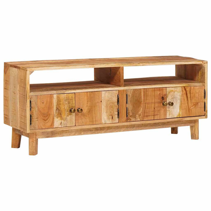Opbevaringsskabe med dør Brun 110 x 30 x 45 cm Massivt mangotræ