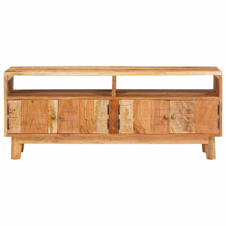 Opbevaringsskabe med dør Brun 110 x 30 x 45 cm Massivt mangotræ