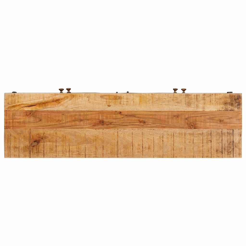 Opbevaringsskabe med dør Brun 110 x 30 x 45 cm Massivt mangotræ