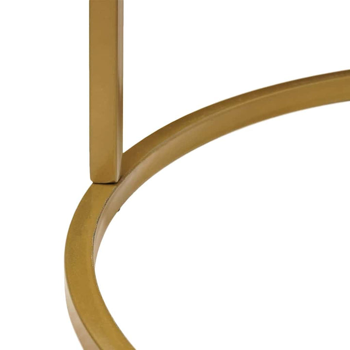 Nesting Kaffeborde 2 pcs Honningbrun Massivt mangotræ og stål
