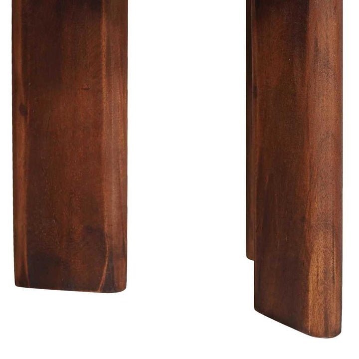 Nesting Kaffeborde 2 pcs Flerfarvet Solid genvundet træ