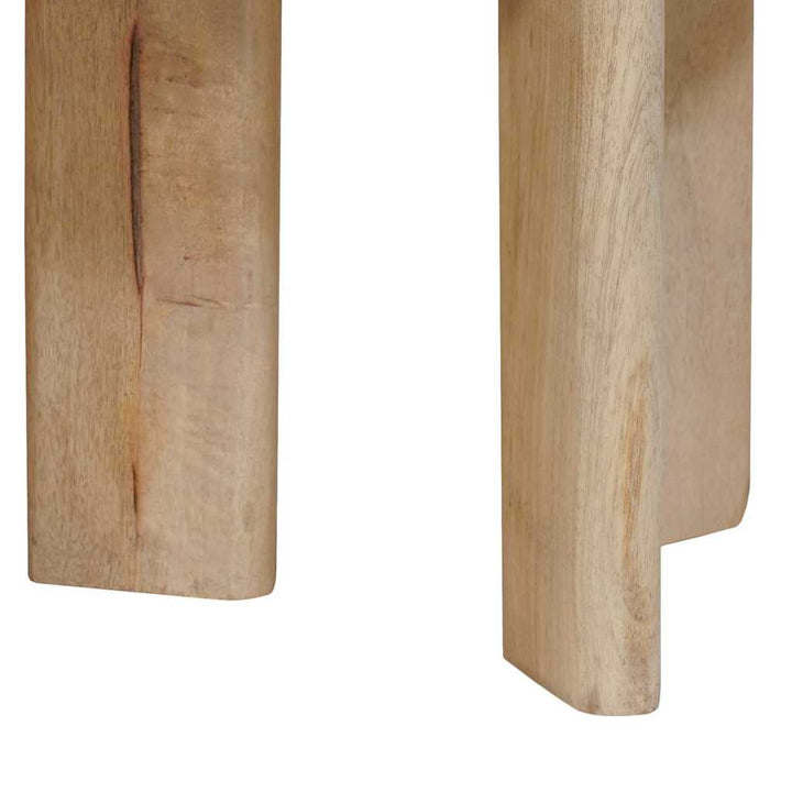 Nesting Kaffeborde 2 pcs Sort Massivt mangotræ