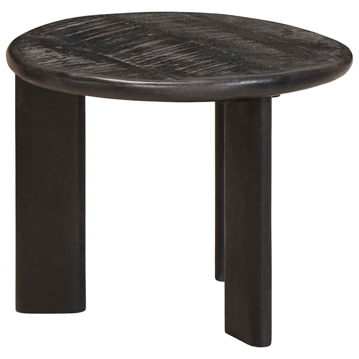 Nesting Kaffeborde 2 pcs Hvid Massivt mangotræ