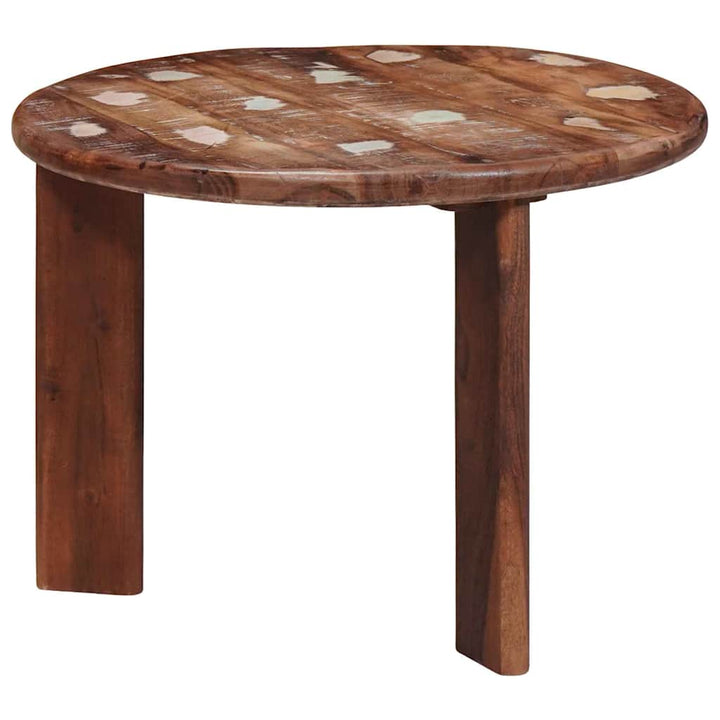 Nesting Kaffeborde 3 pcs Flerfarvet Solid genvundet træ