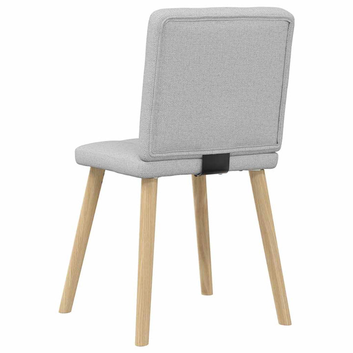 spisebordsstole 2 stk. stof sky grå