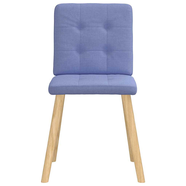 spisebordsstole 2 stk. Jeans blåt stof