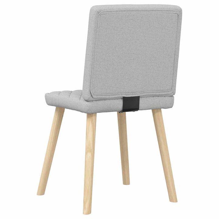 spisebordsstole 2 stk. stof sky grå