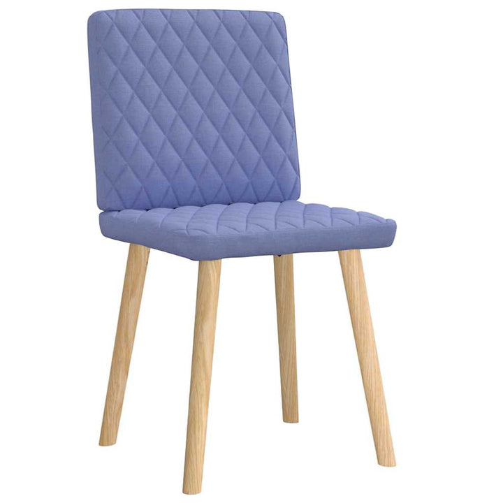 spisebordsstole 2 stk. Jeans blåt stof