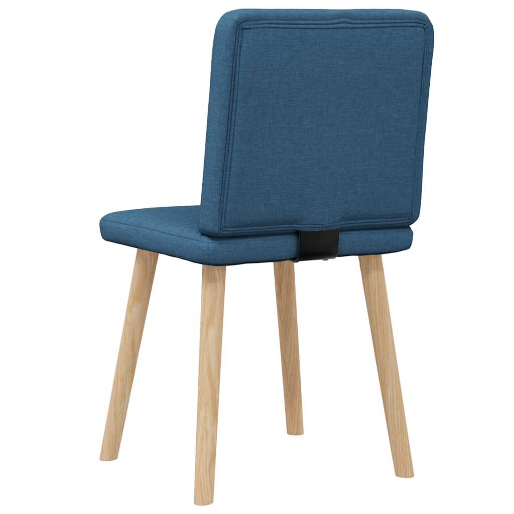 spisebordsstole 2 stk. stof blå