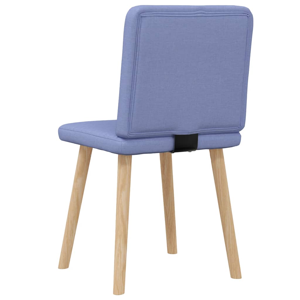 spisebordsstole 2 stk. Jeans blåt stof