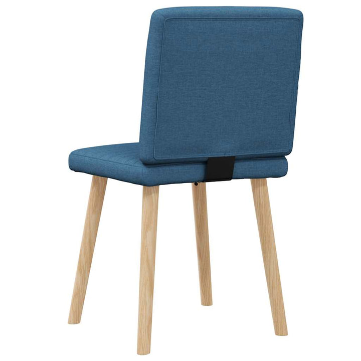 spisebordsstole 2 stk. stof blå