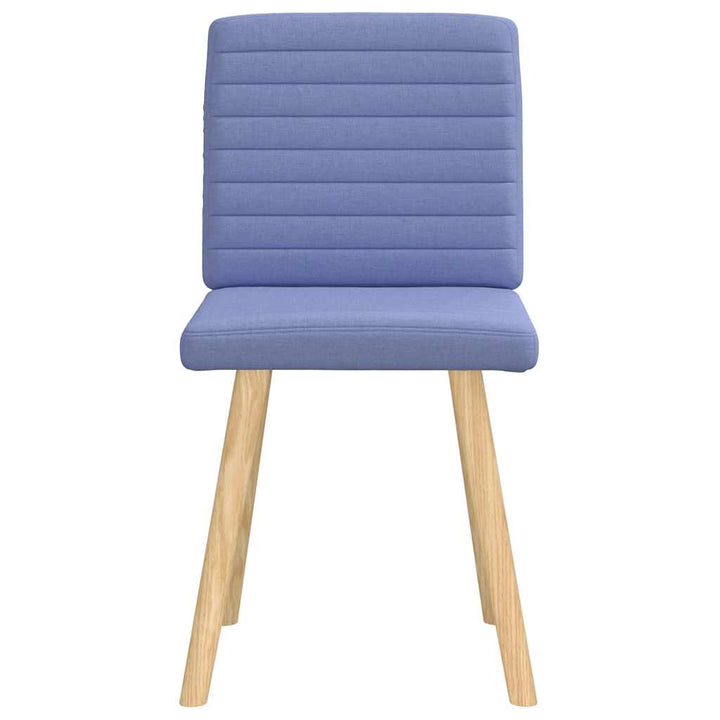 spisebordsstole 2 stk. Jeans blåt stof
