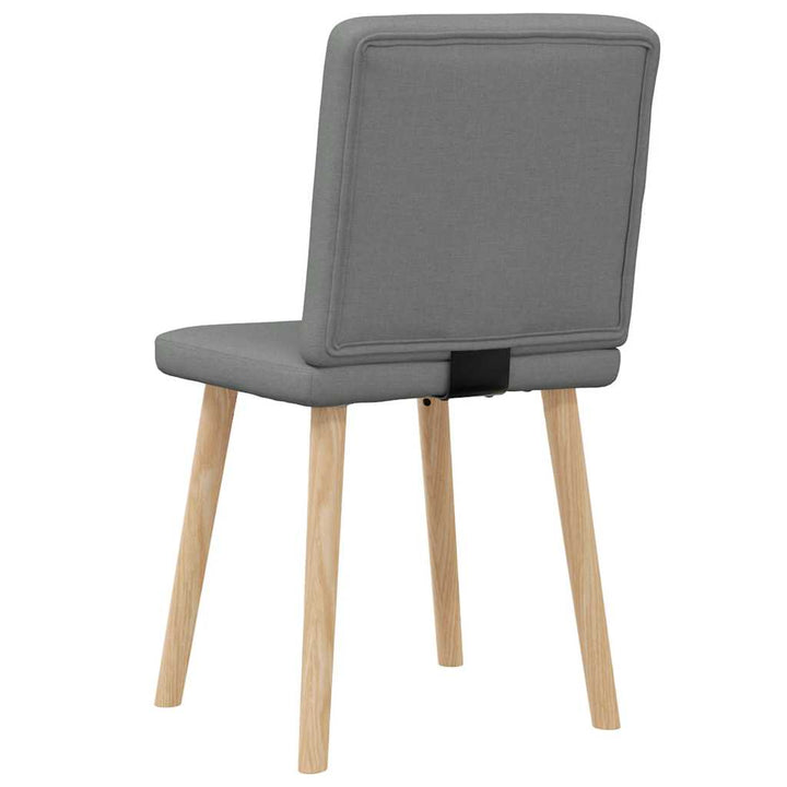 spisebordsstole 2 stk. stof mørkegrå