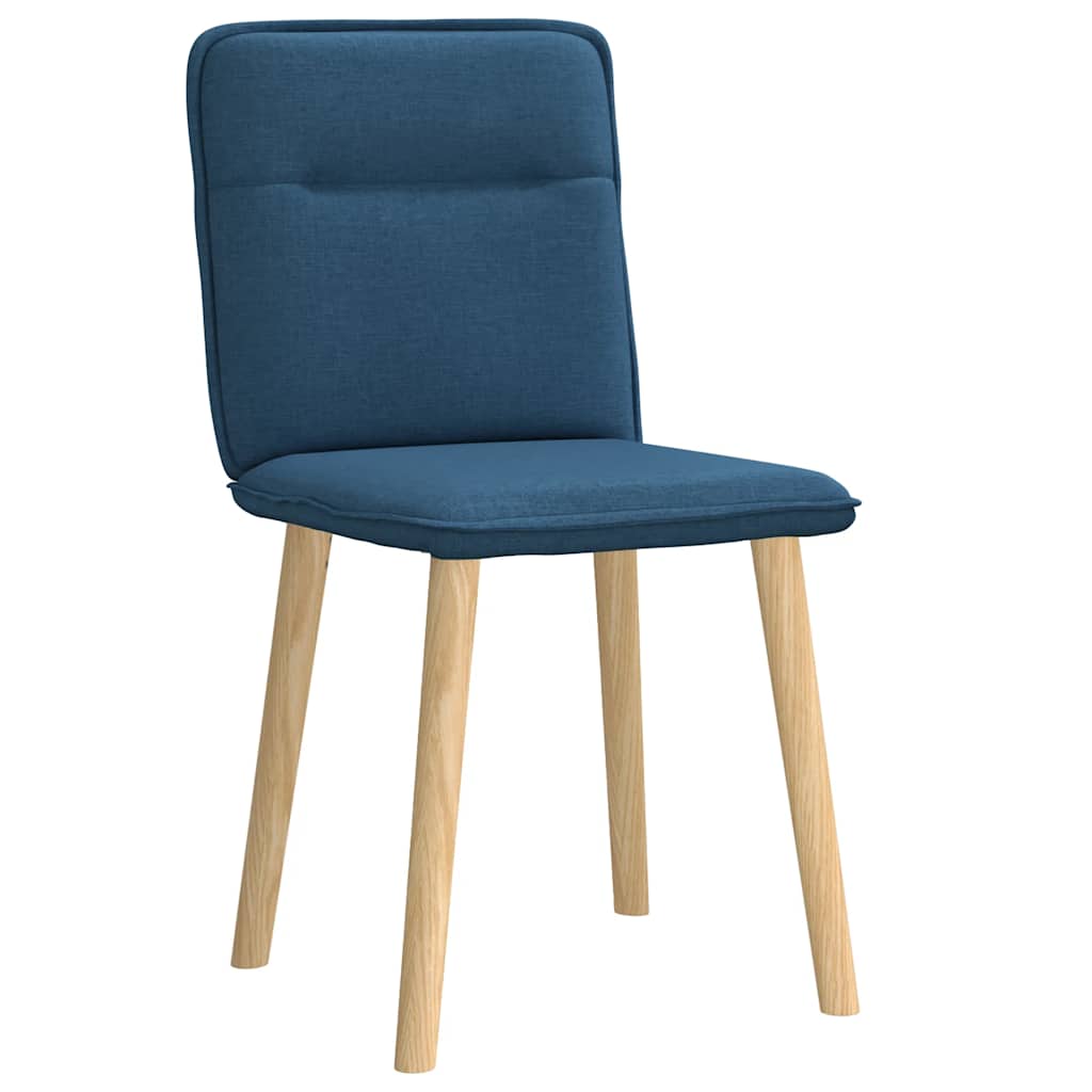 spisebordsstole 2 stk. stof blå