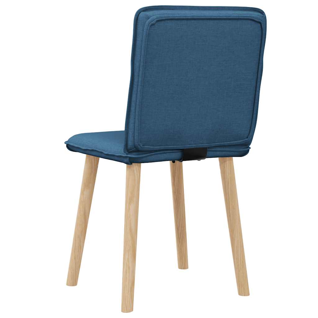 spisebordsstole 2 stk. stof blå