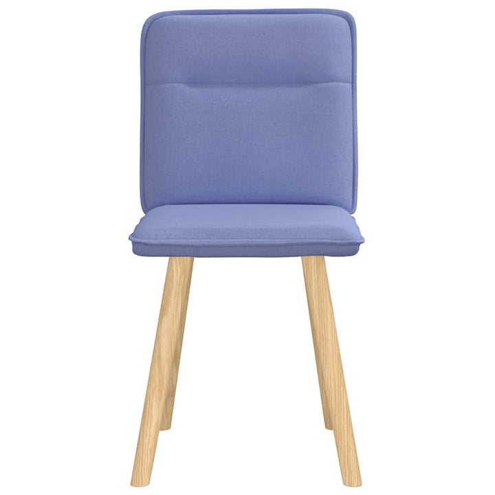 spisebordsstole 2 stk. Jeans blåt stof