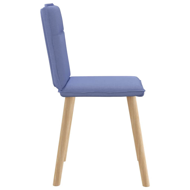 spisebordsstole 2 stk. Jeans blåt stof