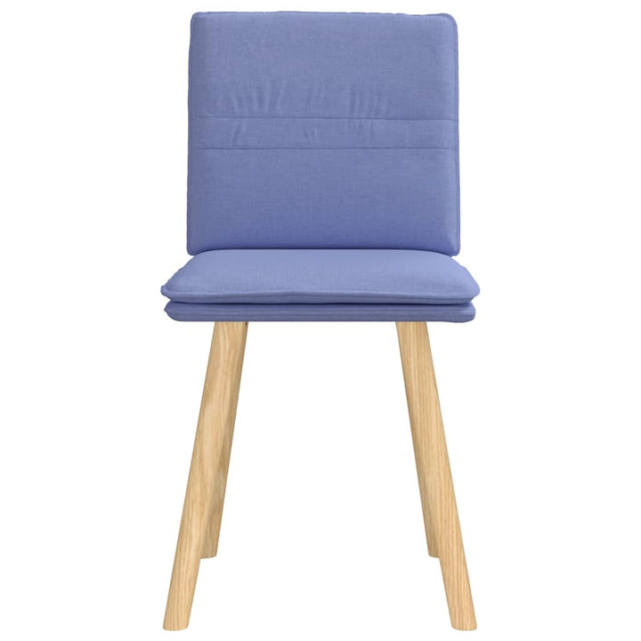 spisebordsstole 2 stk. Jeans blåt stof