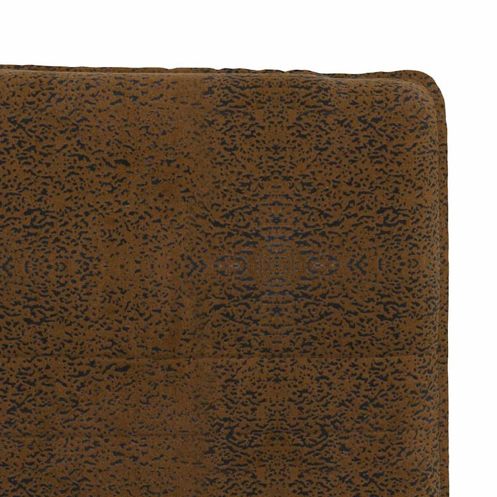 Spisebordsstol Brun Faux Suede Læder