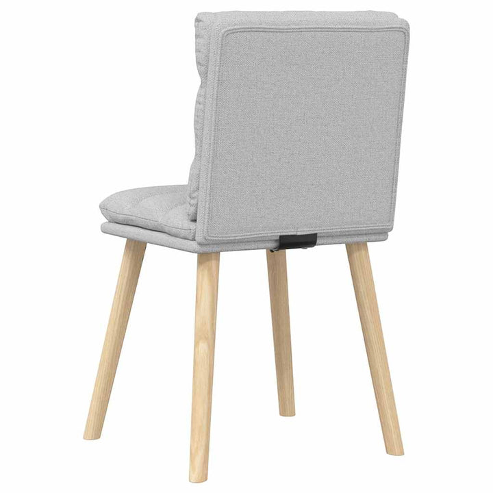 spisebordsstole 2 stk. stof sky grå