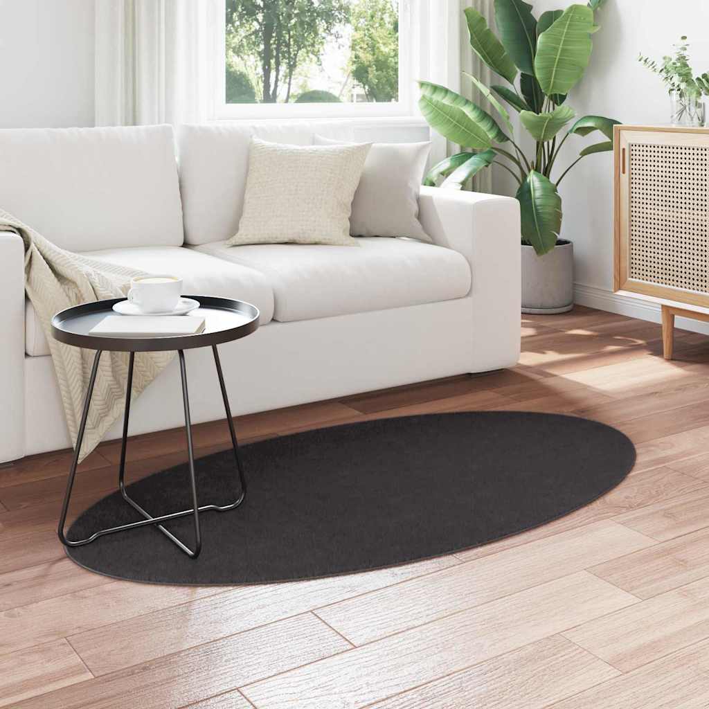 Tæppe HUARTE Antracit 80 x 150 cm 100% polyester