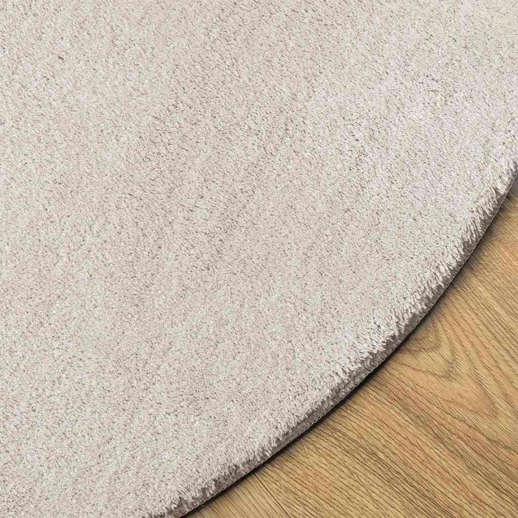 Tæppe HUARTE Sandfarvet 80 x 150 cm 100% polyester