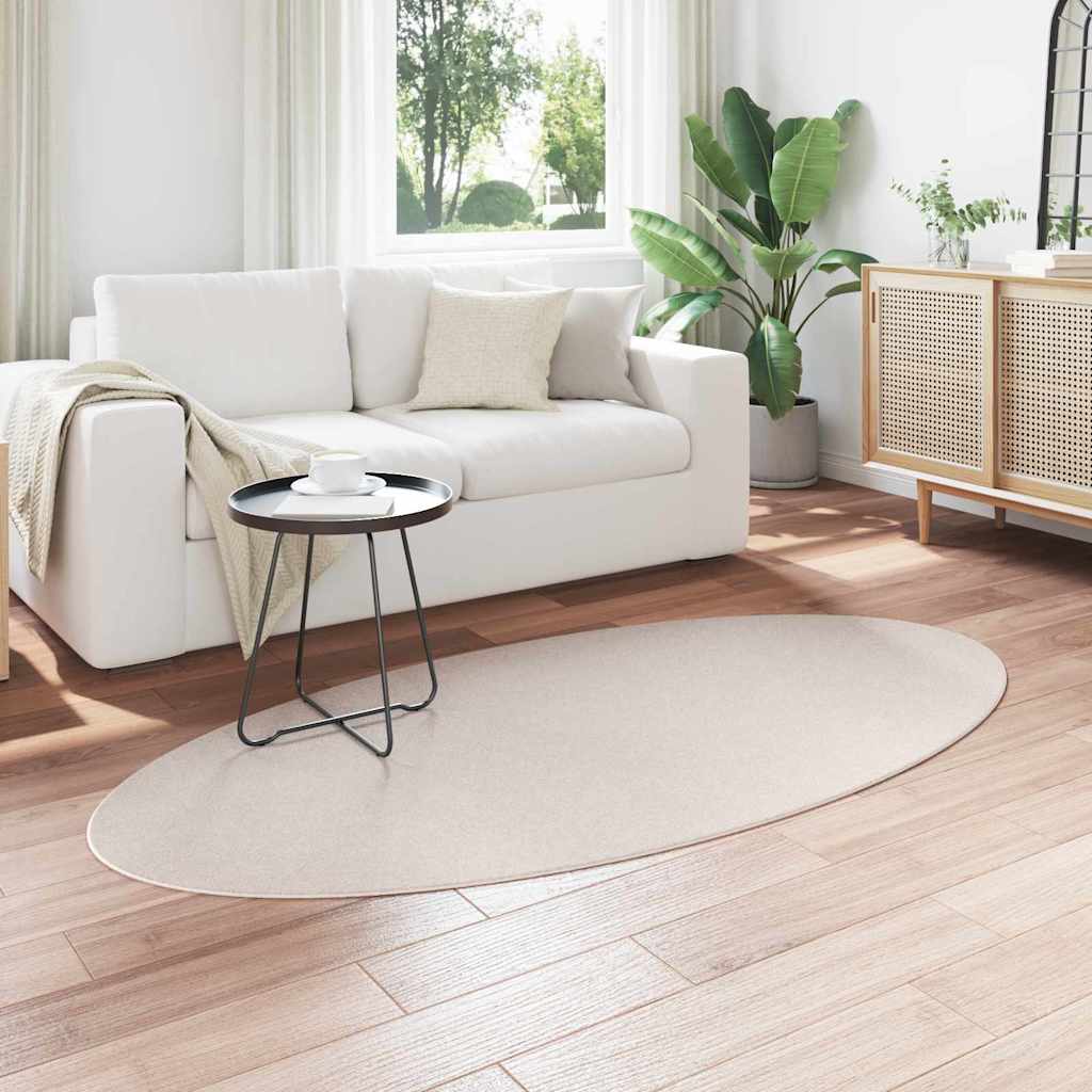 Tæppe HUARTE Sandfarvet 100 x 200 cm 100% polyester