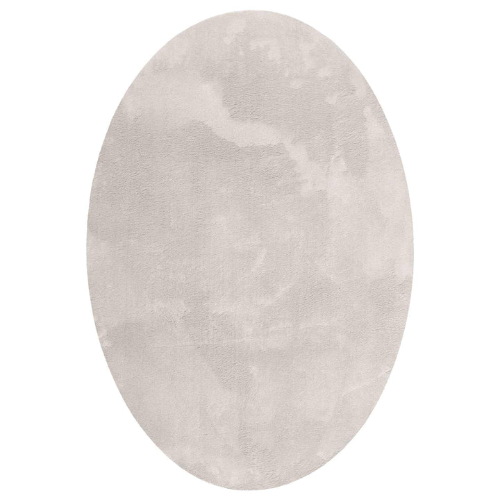 Områdetæpper Oval HUARTE Sandfarvet 120 x 170 cm 100% polyester