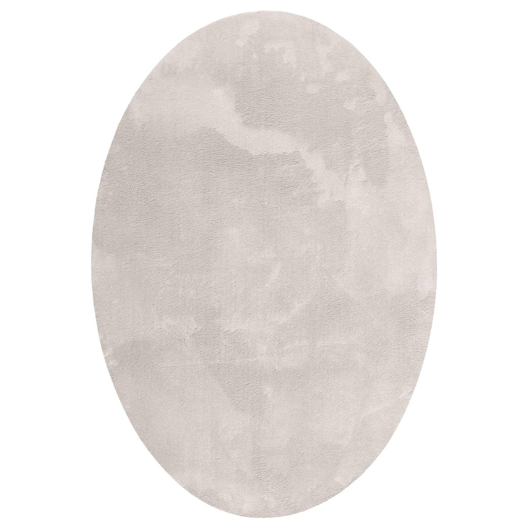Områdetæpper Oval HUARTE Sandfarvet 160 x 230 cm 100% polyester