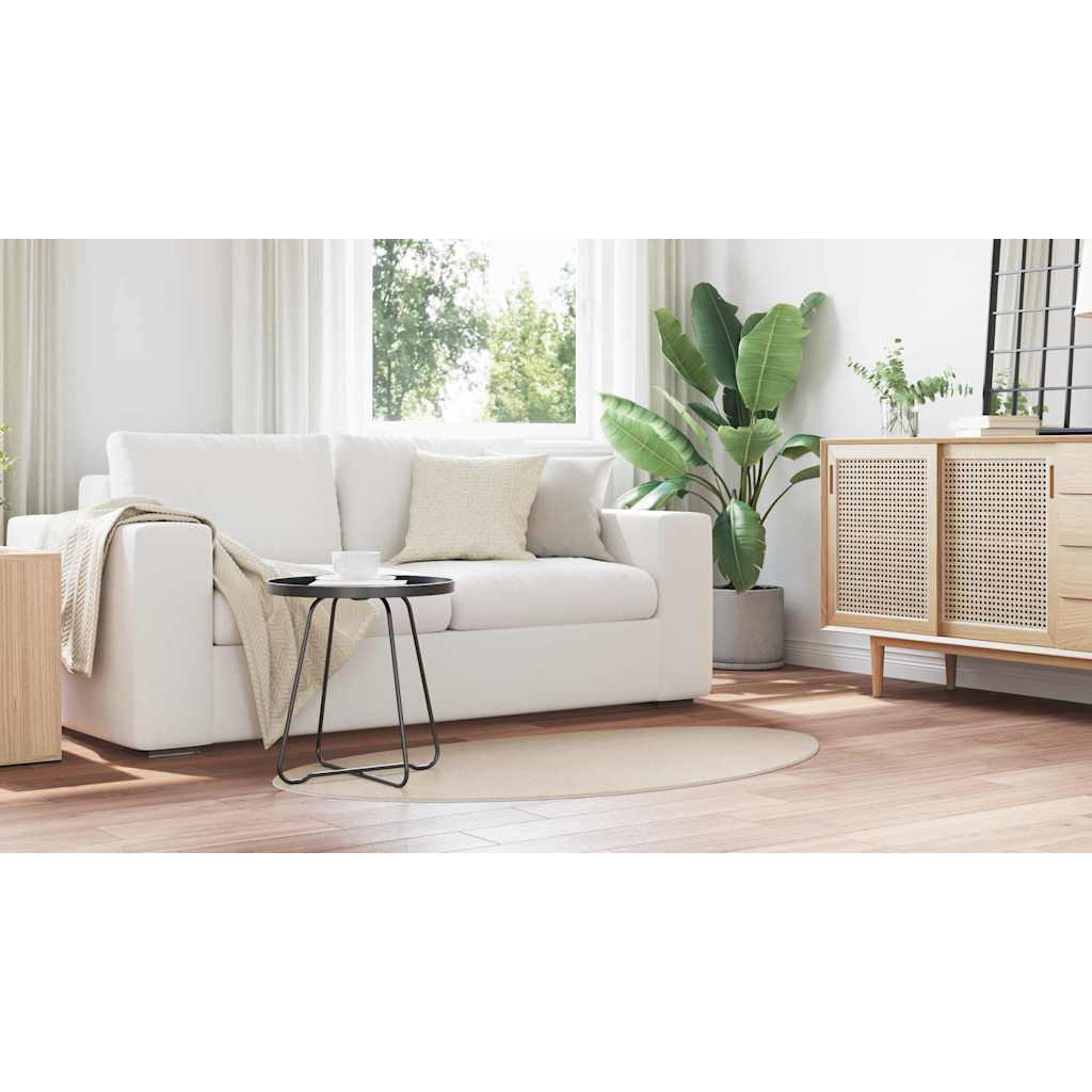Områdetæpper HUARTE Beige 80 x 150 cm Polyester