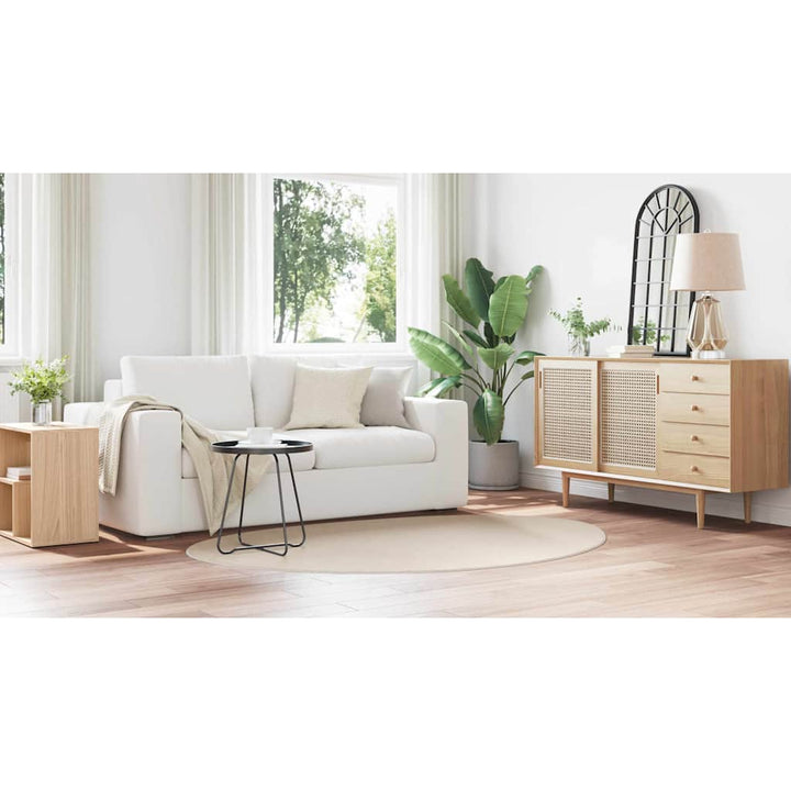 Områdetæpper HUARTE Beige 140 x 200 cm Polyester