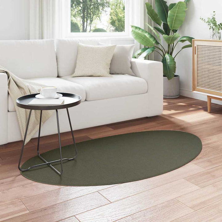 Tæppe HUARTE Skovgrøn 80 x 150 cm Polyester