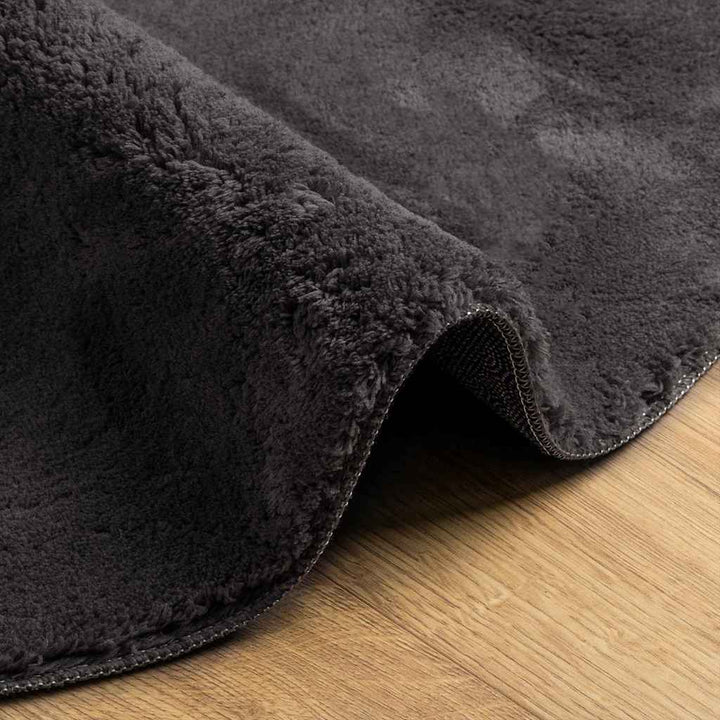 Tæppe HUARTE Antracit 80 x 150 cm Polyester