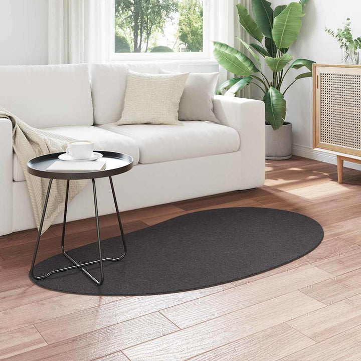Tæppe HUARTE Antracit 80 x 150 cm Polyester