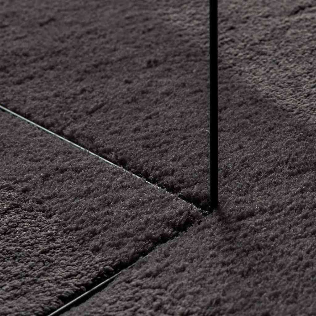 Tæppe HUARTE Antracit 100 x 200 cm Polyester