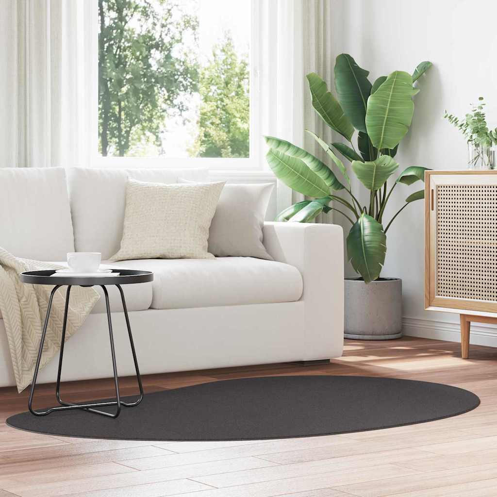 Tæppe HUARTE Antracit 120 x 170 cm Polyester