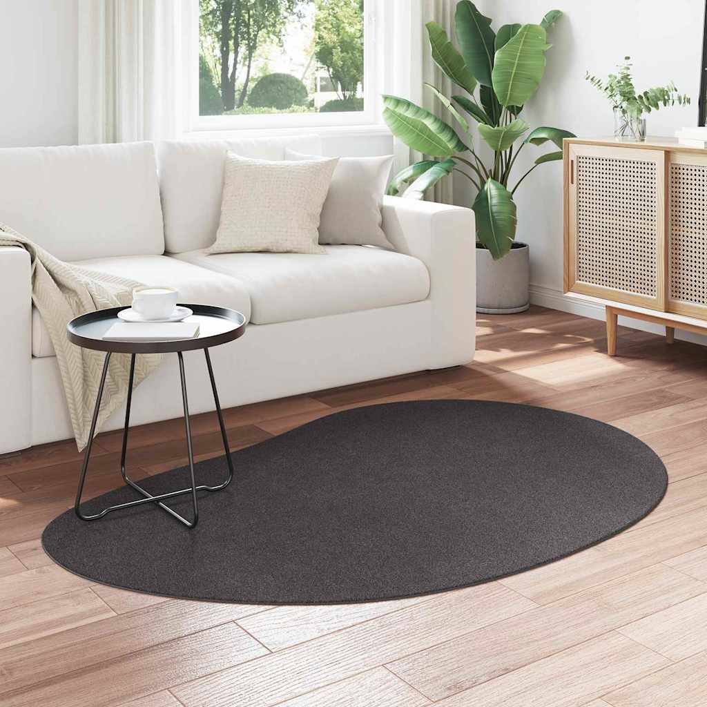 Tæppe HUARTE Antracit 120 x 170 cm Polyester