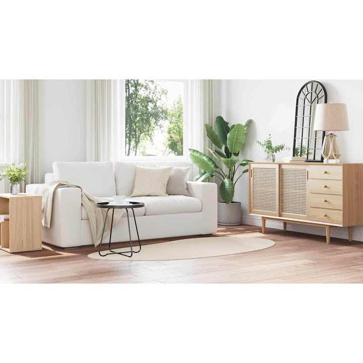 Områdetæpper HUARTE Beige 100 x 200 cm Polyester