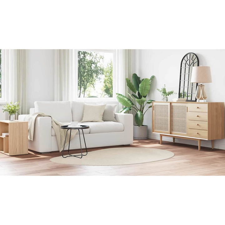 Områdetæpper HUARTE Beige 140 x 200 cm Polyester