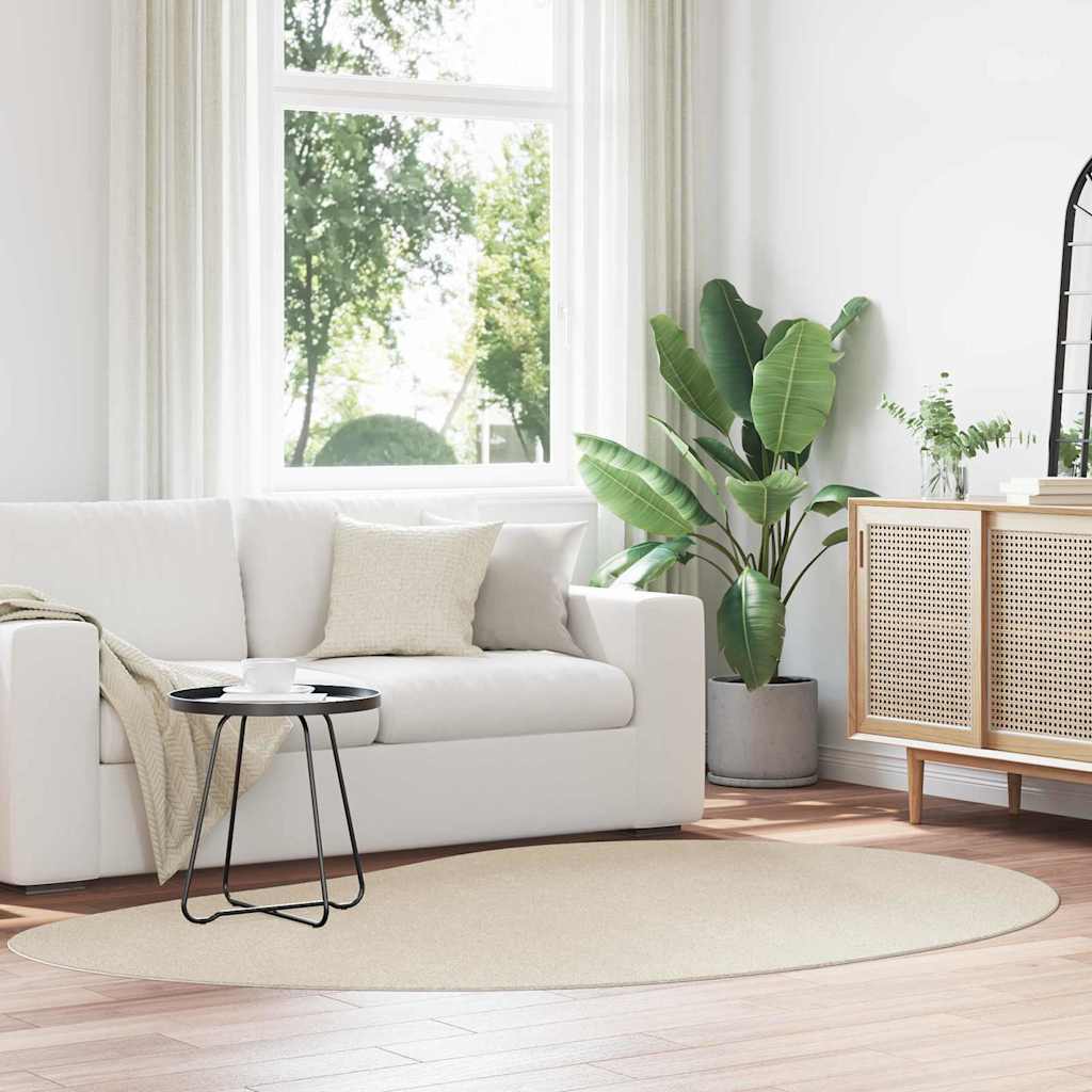 Tæppe HUARTE Beige 160 x 230 cm Polyester
