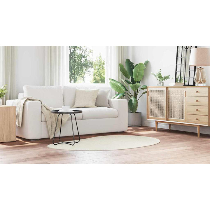 Områdetæpper HUARTE Creme 120 x 170 cm Polyester